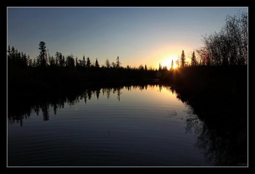 NorthernMinnesotaRiverSunsetReflection